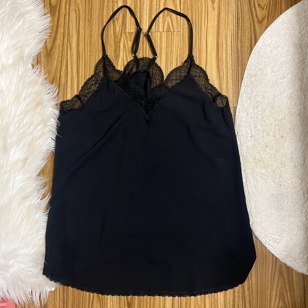 Black laced top